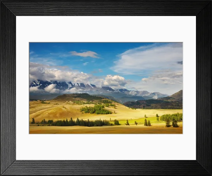 Framed Print : Mountain landscape Framed Print : Mountain landscape