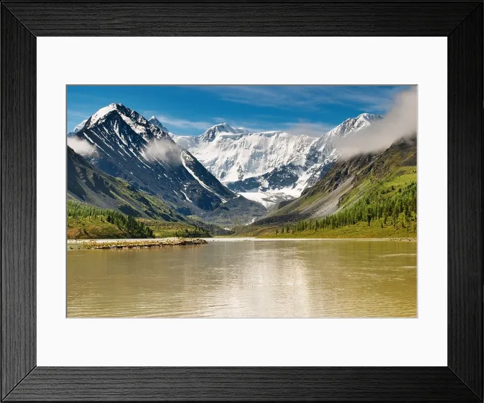 Framed Print : Belukha- the highest peak of Siberia Framed Print : Belukha- the highest peak of Siberia