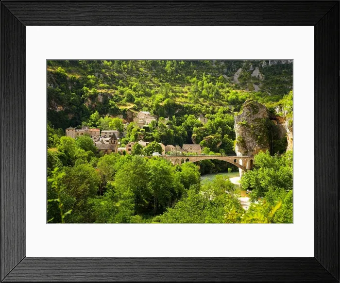 Framed Print : France Languedoc Gorges of Tarn Cevennes National Park Framed Print : France Languedoc Gorges of Tarn Cevennes National Park