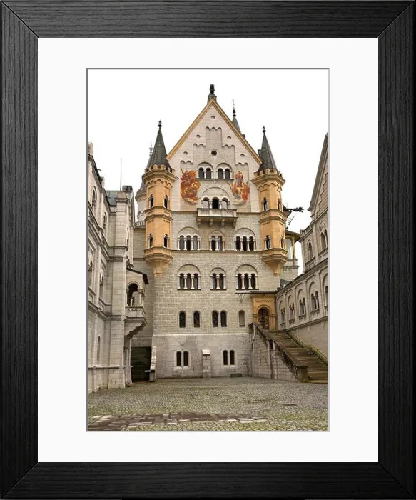 Framed Print : Fussen Bavaria Germany Neuschvanstein Castle Schwangau Framed Print : Fussen Bavaria Germany Neuschvanstein Castle Schwangau