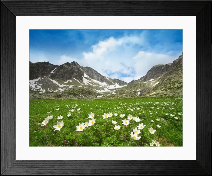Framed Print : The Valley of Five Spiski Tarns Slovakia Framed Print : The Valley of Five Spiski Tarns Slovakia