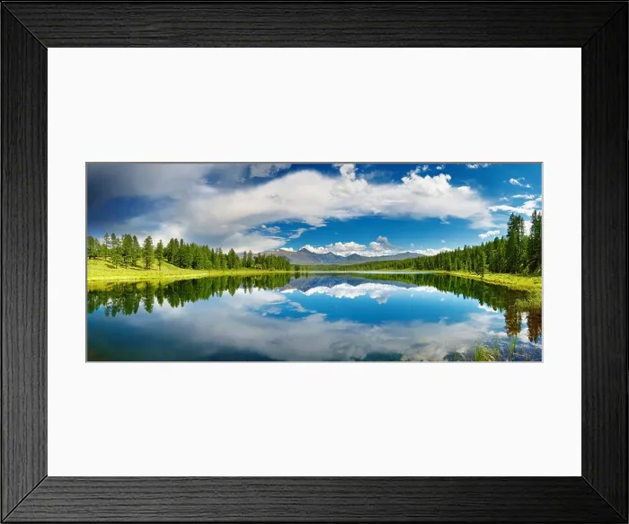 Framed Print : Beautiful lake in Altai mountains Framed Print : Beautiful lake in Altai mountains