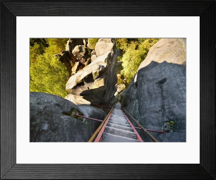 Framed Print : Hiking trail, Adrspach Rock town, Teplicke Rocks, Czech Republic Framed Print : Hiking trail, Adrspach Rock town, Teplicke Rocks, Czech Republic
