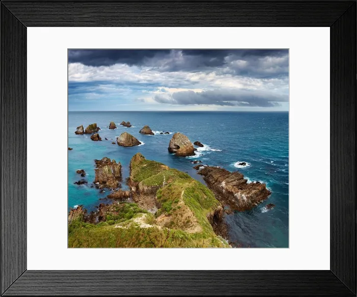 Framed Print : Nugget Point, Catlins Coast, New Zealand Framed Print : Nugget Point, Catlins Coast, New Zealand