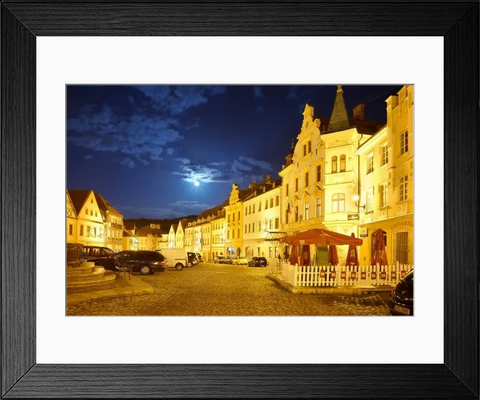 Framed Print : Loket at night, Czech Republic, Europe Framed Print : Loket at night, Czech Republic, Europe