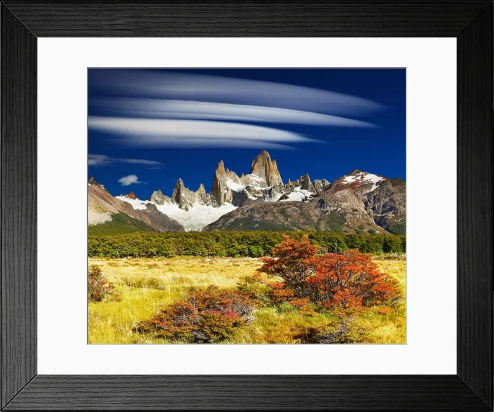 Framed Print : Mount Fitz Roy, Los Glaciares National Park, Patagonia, Argentina Framed Print : Mount Fitz Roy, Los Glaciares National Park, Patagonia, Argentina
