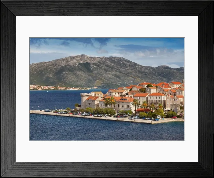 Framed Print : Korcula, Croatia, Dalmatia destination Framed Print : Korcula, Croatia, Dalmatia destination