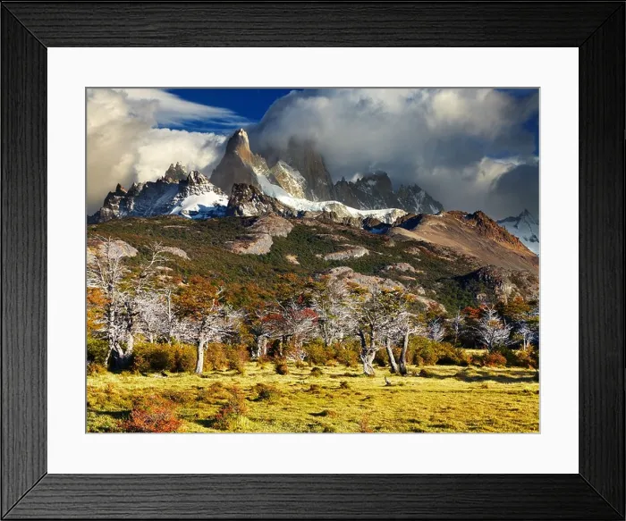 Framed Print : Mount Fitz Roy, Los Glaciares National Park, Patagonia, Argentina Framed Print : Mount Fitz Roy, Los Glaciares National Park, Patagonia, Argentina
