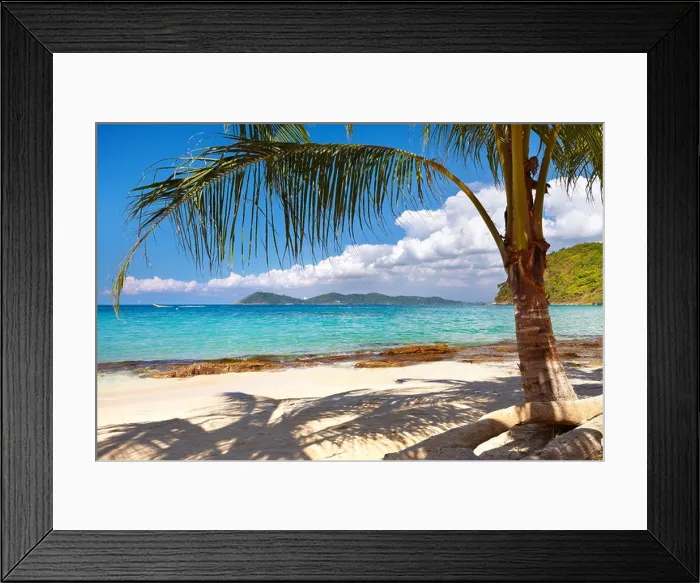 Framed Print : Thailand - view at beach and the sea on Ko Samet Island, Thailand Framed Print : Thailand - view at beach and the sea on Ko Samet Island, Thailand