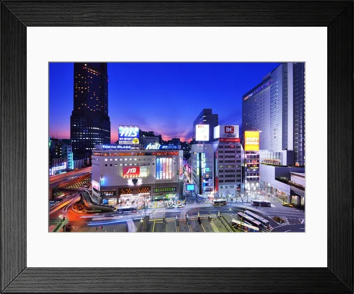 Framed Print : Shibuya, Tokyo, Japan cityscape Framed Print : Shibuya, Tokyo, Japan cityscape