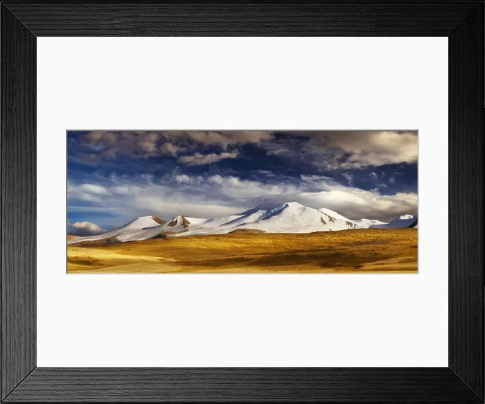 Framed Print : Mountain landscape, Plateau Ukok, the junction of Russian, Chinese and Mongolian borders Framed Print : Mountain landscape, Plateau Ukok, the junction of Russian, Chinese and Mongolian borders