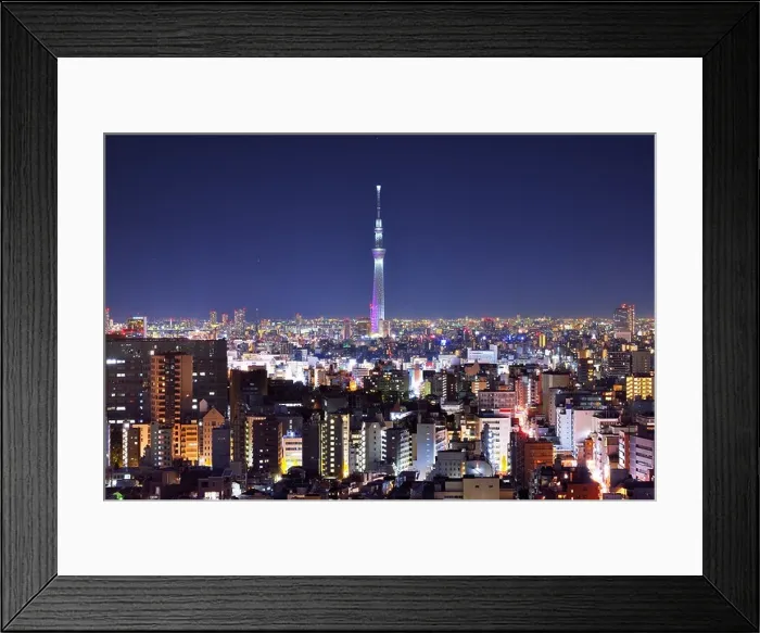Framed Print : Skyline of Tokyo, Japan at Tokyo Tower Framed Print : Skyline of Tokyo, Japan at Tokyo Tower