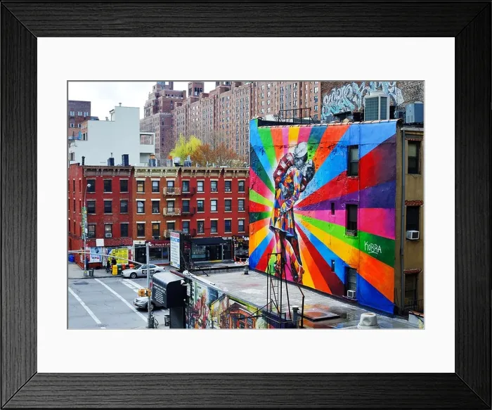 Framed Print : Urban art in Chelsea, New York City Framed Print : Urban art in Chelsea, New York City