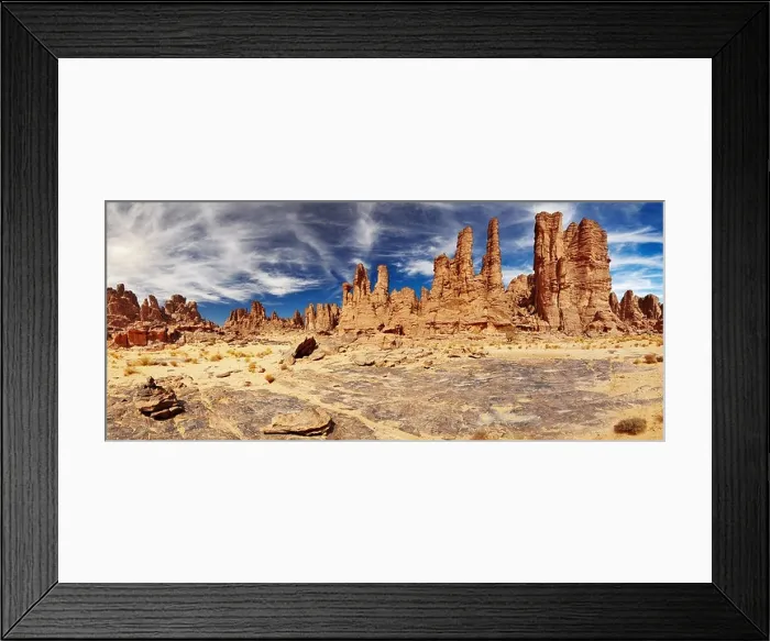 Framed Print : Rocks of Sahara Desert, Tassili N'Ajjer, Algeria Framed Print : Rocks of Sahara Desert, Tassili N'Ajjer, Algeria