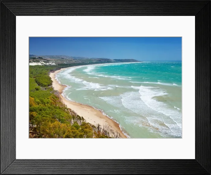 Framed Print : Sicily coastline landscape near Agrigento, Sicily Island, Italy Framed Print : Sicily coastline landscape near Agrigento, Sicily Island, Italy