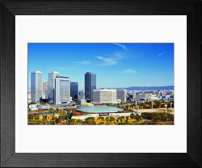 Framed Print : Osaka Business Park in Osaka, Japan Framed Print : Osaka Business Park in Osaka, Japan