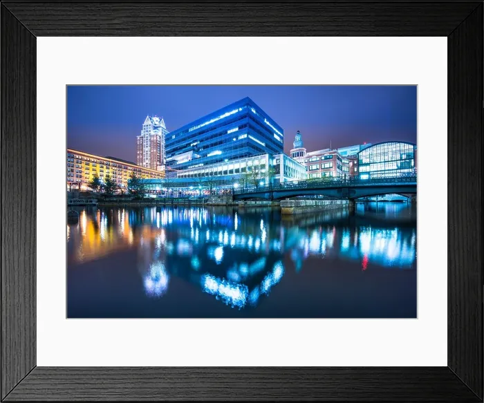 Framed Print : Providence, Rhode Island buildings at Waterplace Park Framed Print : Providence, Rhode Island buildings at Waterplace Park