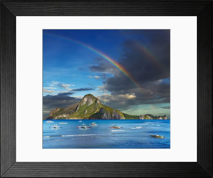 Framed Print : El Nido bay and Cadlao island, Palawan, Philippines Framed Print : El Nido bay and Cadlao island, Palawan, Philippines