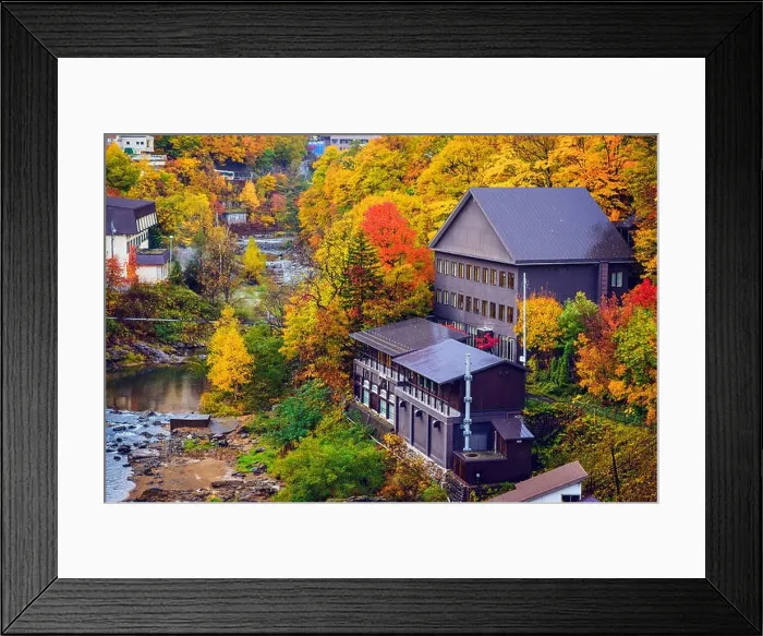 Framed Print : Jozankei, Hokkaido, Japan in the fall season Framed Print : Jozankei, Hokkaido, Japan in the fall season