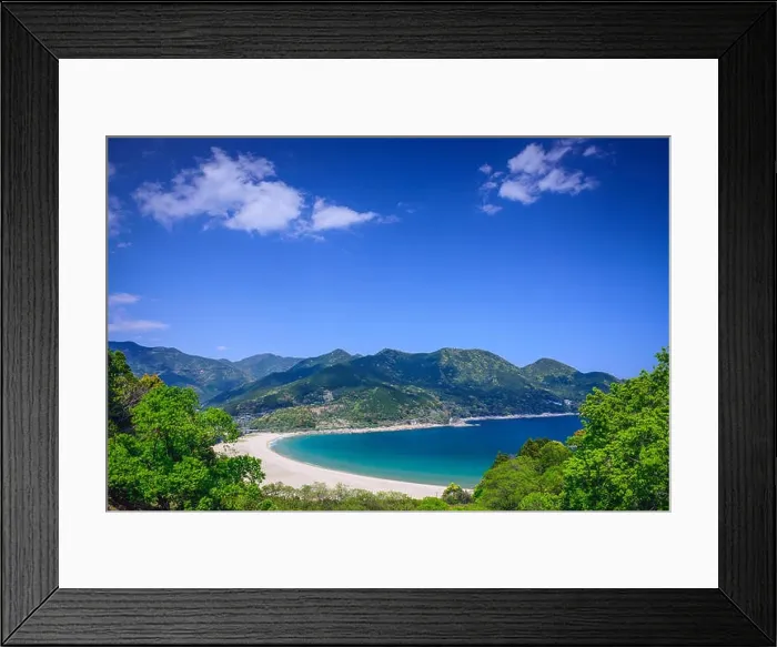 Framed Print : Atashika Beach in Kumano, Japan Framed Print : Atashika Beach in Kumano, Japan