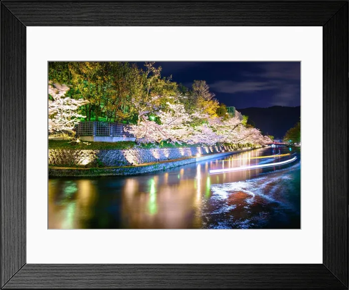 Framed Print : Kyoto, Japan on the Okazaki Canal during the spring cherry blossom season Framed Print : Kyoto, Japan on the Okazaki Canal during the spring cherry blossom season