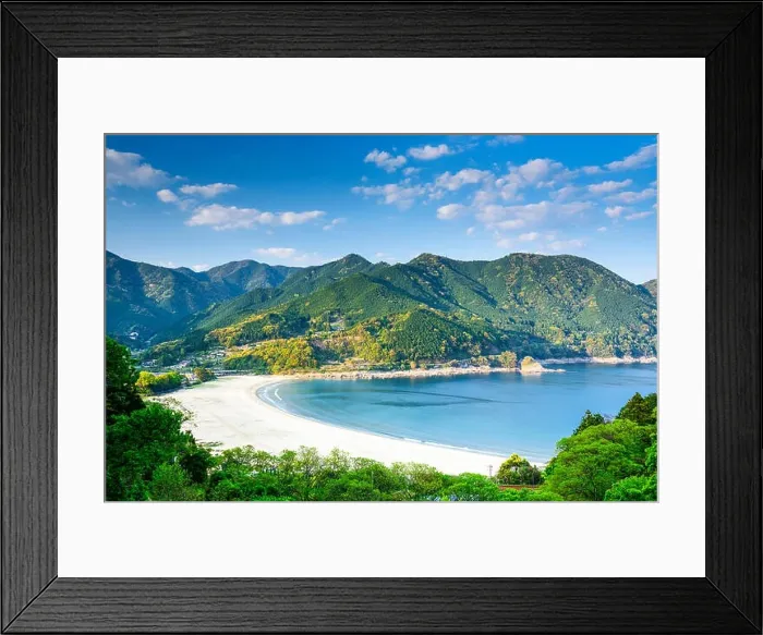 Framed Print : Atashika Beach, Kumano City, Japan Framed Print : Atashika Beach, Kumano City, Japan