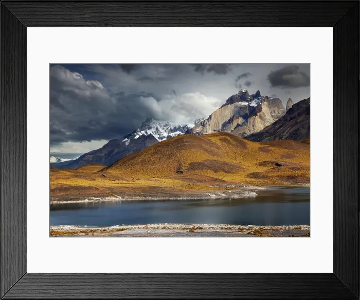 Framed Print : Torres del Paine National Park, Patagonia, Chile Framed Print : Torres del Paine National Park, Patagonia, Chile
