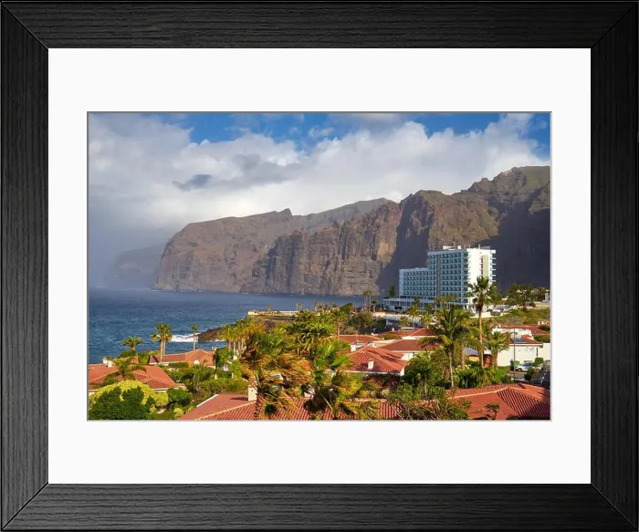 Framed Print : Los Gigantes Cliff, Tenerife, Canary Islands, Spain Framed Print : Los Gigantes Cliff, Tenerife, Canary Islands, Spain