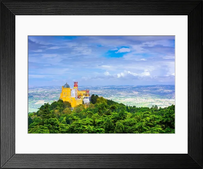 Framed Print : Sintra, Porugal at Pena National palace Framed Print : Sintra, Porugal at Pena National palace