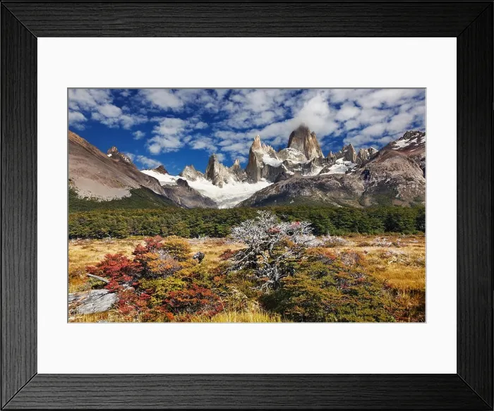 Framed Print : Mount Fitz Roy, Los Glaciares National Park, Patagonia, Argentina Framed Print : Mount Fitz Roy, Los Glaciares National Park, Patagonia, Argentina