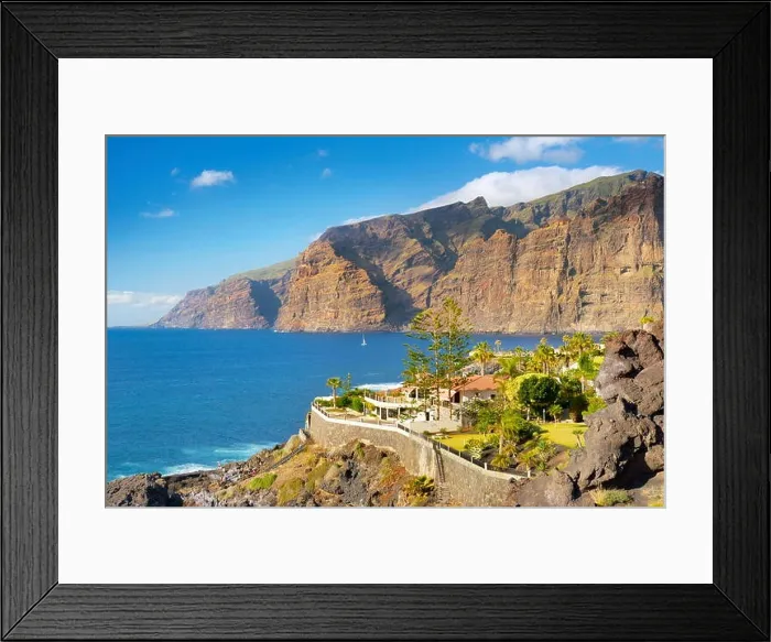 Framed Print : Los Gigantes Cliff, Tenerife, Canary Islands, Spain Framed Print : Los Gigantes Cliff, Tenerife, Canary Islands, Spain
