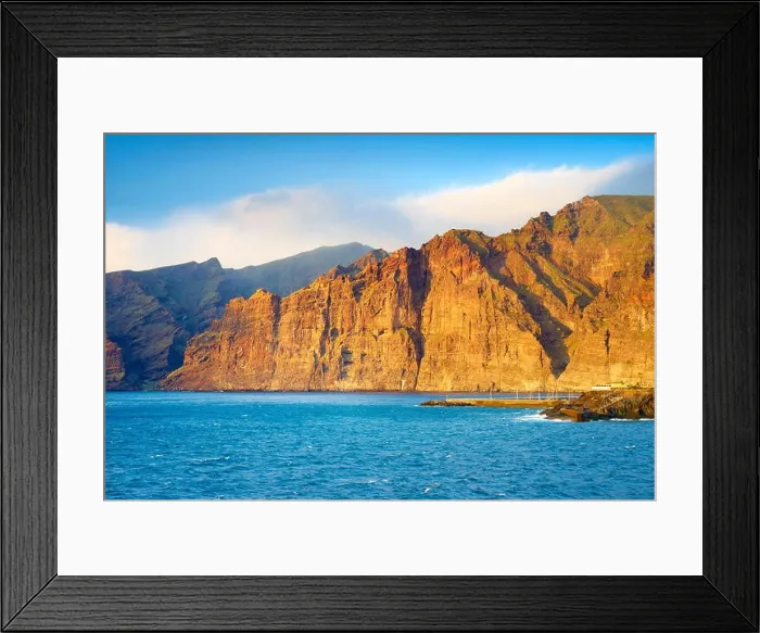 Framed Print : Los Gigantes Cliff, Tenerife, Canary Islands, Spain Framed Print : Los Gigantes Cliff, Tenerife, Canary Islands, Spain