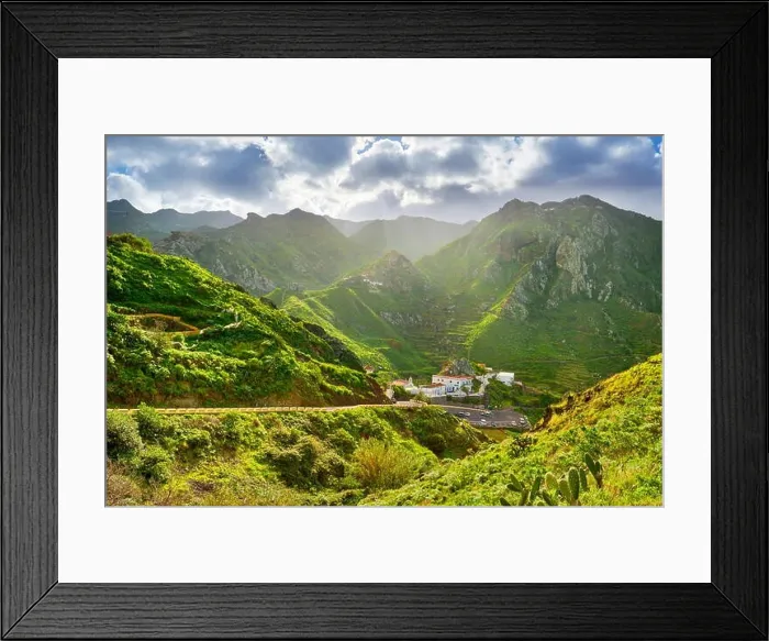Framed Print : Afur Village, Tenerife, Canary Islands, Spain Framed Print : Afur Village, Tenerife, Canary Islands, Spain