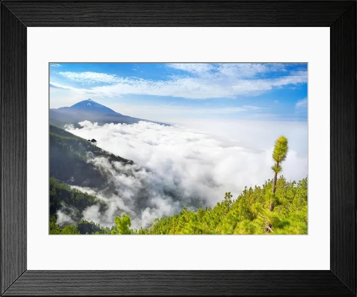 Framed Print : Tenerife - Teide Volcano Mount above sea of clouds, Canary Islands, Spain Framed Print : Tenerife - Teide Volcano Mount above sea of clouds, Canary Islands, Spain