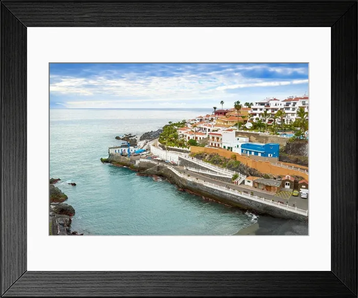 Framed Print : Puerto de Santiago, Tenerife, Canary Islands, Spain