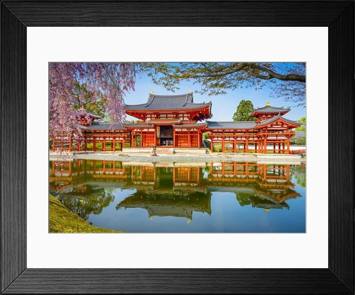 Framed Print : Kyoto, Japan at Byodo-in Temple Framed Print : Kyoto, Japan at Byodo-in Temple