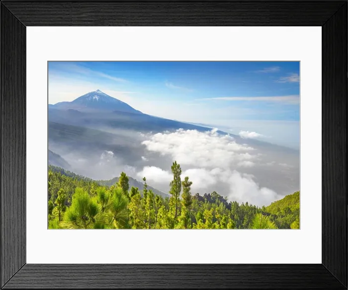 Framed Print : Tenerife - view of Teide Volcano Mount, Canary Islands, Spain Framed Print : Tenerife - view of Teide Volcano Mount, Canary Islands, Spain