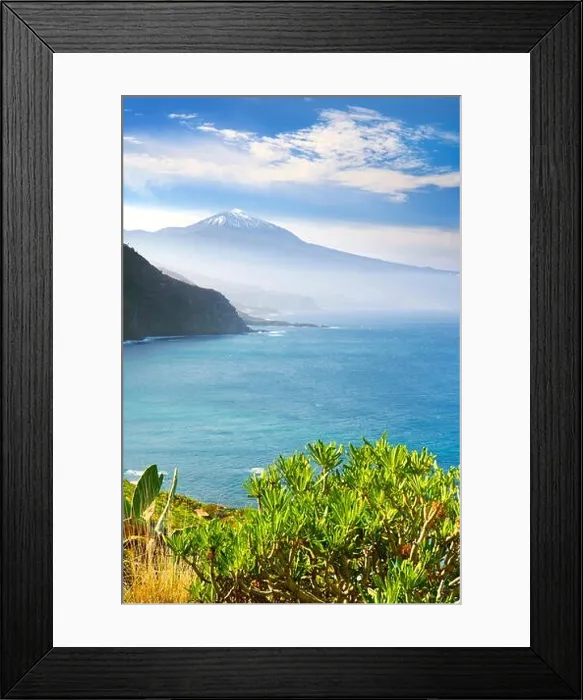 Framed Print : Tenerife - Teide view from north coast of Tenerife, Canary Islands, Spain Framed Print : Tenerife - Teide view from north coast of Tenerife, Canary Islands, Spain