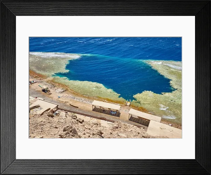 Framed Print : Blue hole, Dahab, Sinai, Red Sea, Egypt Framed Print : Blue hole, Dahab, Sinai, Red Sea, Egypt