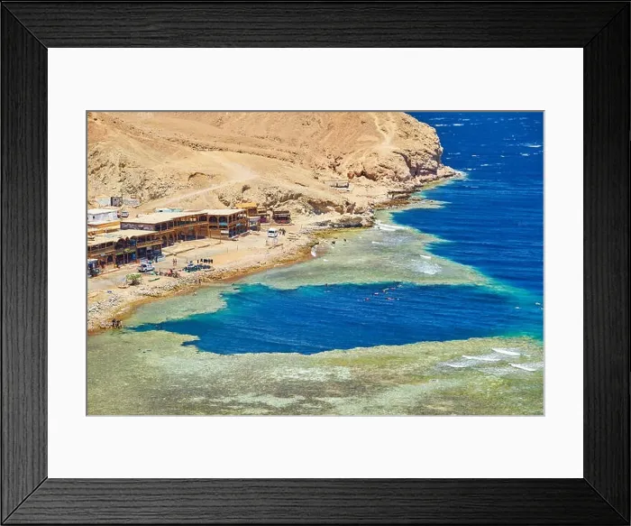 Framed Print : Blue Hole, Dahab, Red Sea, Egypt Framed Print : Blue Hole, Dahab, Red Sea, Egypt