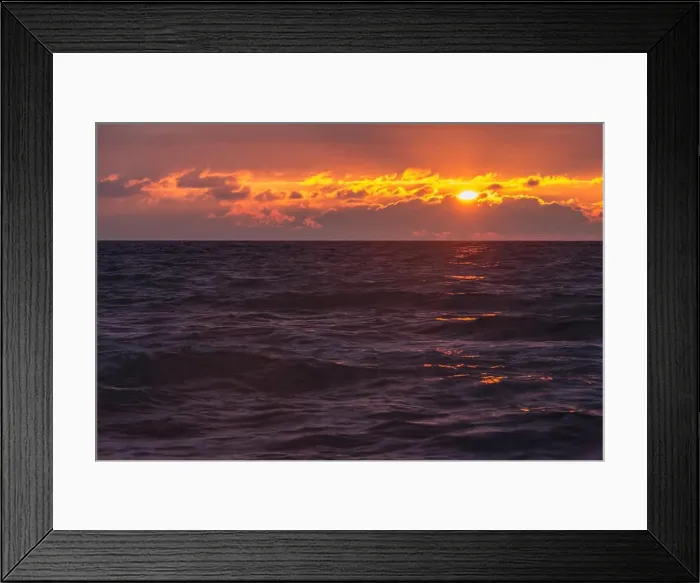 Framed Print : Sea beach on sunset time Framed Print : Sea beach on sunset time