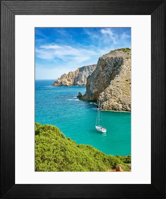 Framed Print : Sardinia Island - Cala Domestica Bay, Buggerru, Italy Framed Print : Sardinia Island - Cala Domestica Bay, Buggerru, Italy