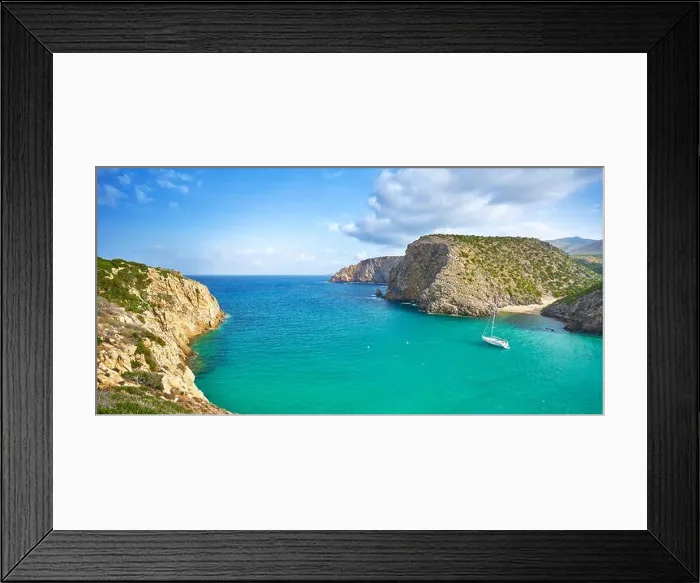 Framed Print : Cala Domestica Bay, Buggerru, Sardinia Island, Italy Framed Print : Cala Domestica Bay, Buggerru, Sardinia Island, Italy