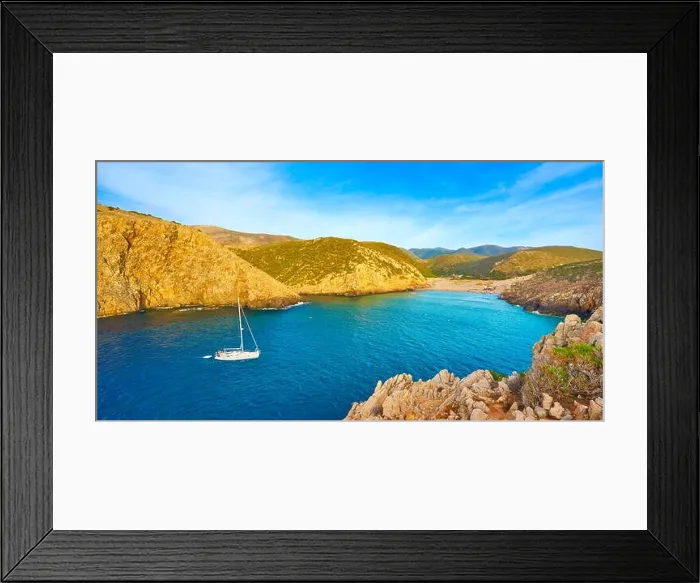 Framed Print : Cala Domestica Bay, Buggerru, Sardinia Island, Italy Framed Print : Cala Domestica Bay, Buggerru, Sardinia Island, Italy