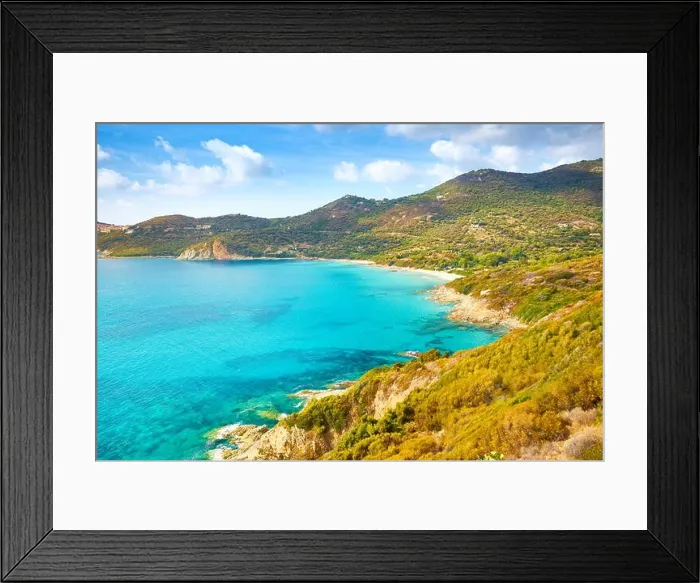 Framed Print : Golfe de Sagone, West Coast, Corsica Island, France Framed Print : Golfe de Sagone, West Coast, Corsica Island, France