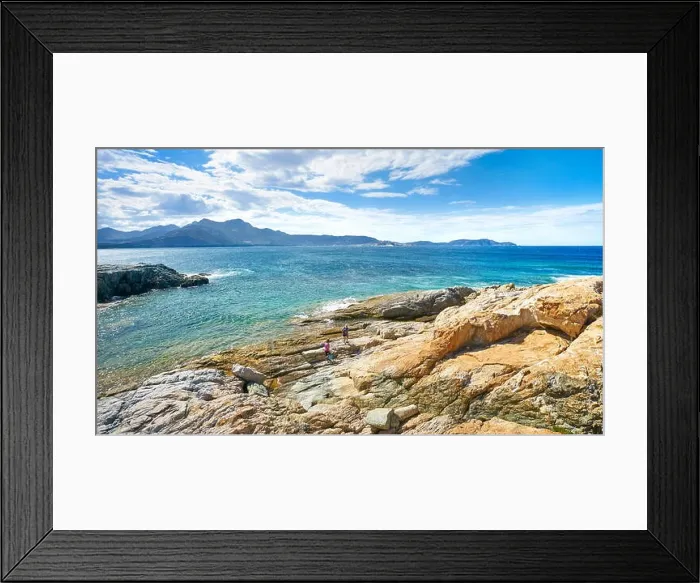 Framed Print : The Coastline near Lumio, Balagne, Corsica Island, France Framed Print : The Coastline near Lumio, Balagne, Corsica Island, France