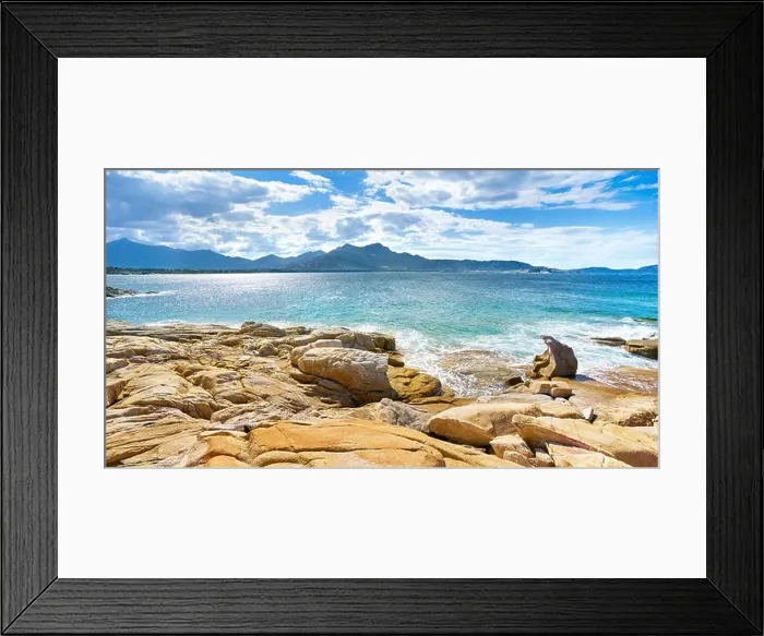 Framed Print : The Coastline near Lumio, Balagne, Corsica Island, France Framed Print : The Coastline near Lumio, Balagne, Corsica Island, France