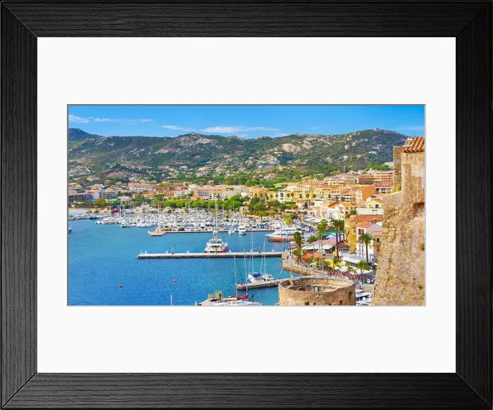Framed Print : Calvi Marina, Balagne, West Coast, Corsica Island, France Framed Print : Calvi Marina, Balagne, West Coast, Corsica Island, France