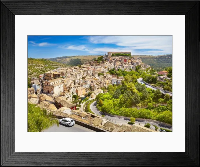 Framed Print : Ragusa Ibla (Lower Town), Sicily, Italy UNESCO Framed Print : Ragusa Ibla (Lower Town), Sicily, Italy UNESCO