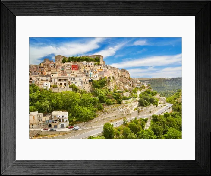 Framed Print : Ragusa Ibla (Lower Town), Sicily, Italy UNESCO Framed Print : Ragusa Ibla (Lower Town), Sicily, Italy UNESCO